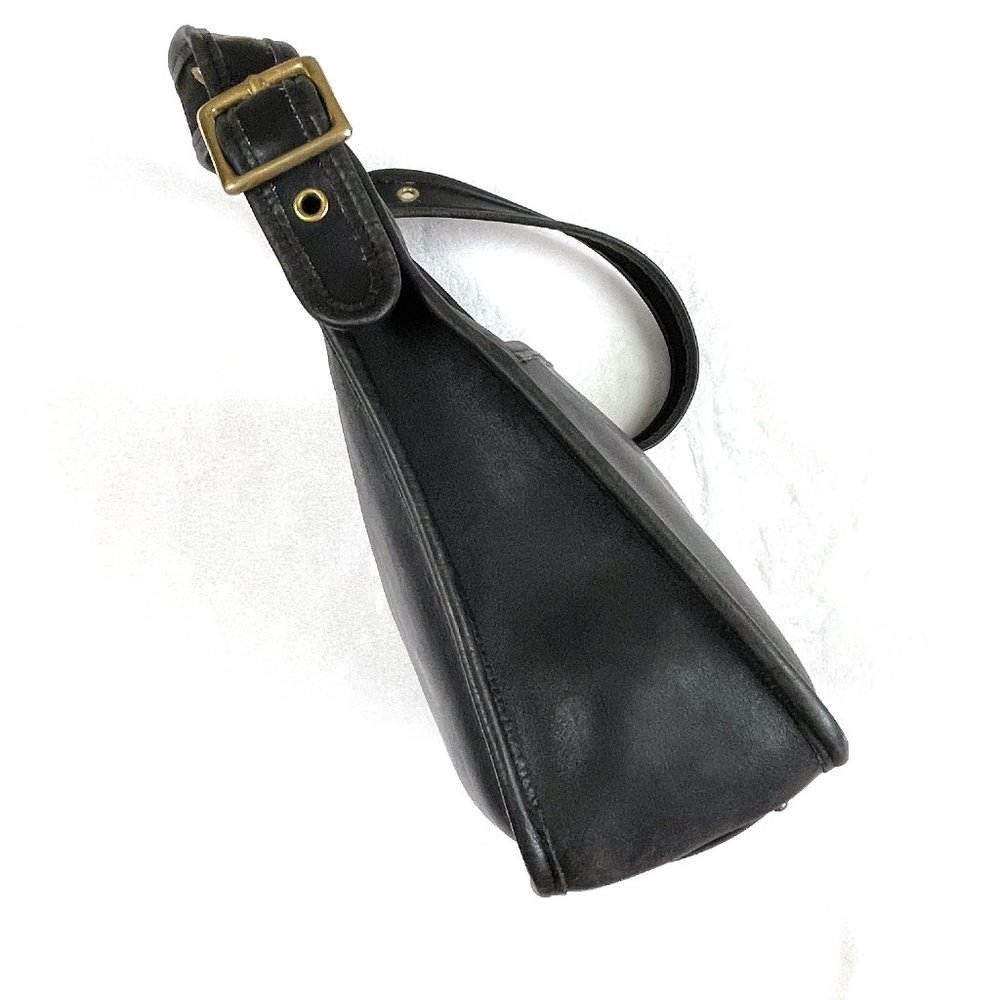 Vintage Coach Black Classic Legacy large shoulder bag - Picture 6 of 13